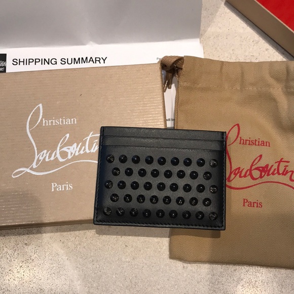 Christian Louboutin Accessories - NEW- Christian Louboutin spikes card case